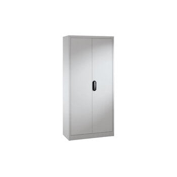 Büroschrank, Aktenschrank aus Stahl, abschließbar, 4 Fachböden, Korpusfarbe lichtgrau, Türfarbe enzianblau, 1.950 x 930 x 400 mm (HxBxT) Büroschrank, Aktenschrank aus Stahl, abschließbar, 4 Fachböden, Korpusfarbe lichtgrau, Türfarbe enzianblau, 1.950 x 930 x 400 mm (HxBxT)