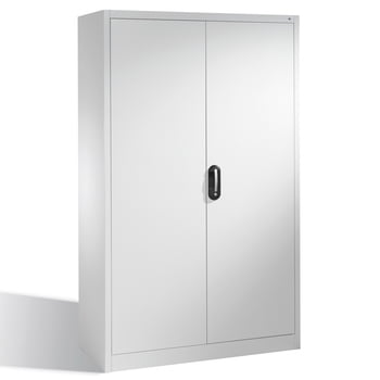 C+P Stahlschrank, Werkzeugschrank, Geräteschrank, abschließbar, 4 Fachböden, Korpusfarbe lichtgrau, Front lichtgrau, 1.950 x 1.200 x 500 mm (HxBxT) C+P Stahlschrank, Werkzeugschrank, Geräteschrank, abschließbar, 4 Fachböden, Korpusfarbe lichtgrau, Front lichtgrau, 1.950 x 1.200 x 500 mm (HxBxT)