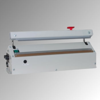 Folienschweißgerät - Schweißnahtlänge 420 mm - max. Folienstärke 0,15 mm - mit Zeitschalter, Abschneider, Magnethalter Folienschweißgerät - Schweißnahtlänge 420 mm - max. Folienstärke 0,15 mm - mit Zeitschalter, Abschneider, Magnethalter