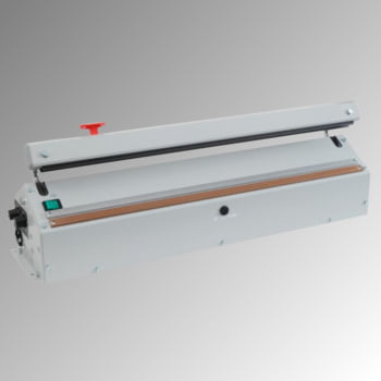 Folienschweißgerät - Schweißnahtlänge 620 mm - max. Folienstärke 0,15 mm - mit Zeitschalter, Abschneider, Magnethalter Folienschweißgerät - Schweißnahtlänge 620 mm - max. Folienstärke 0,15 mm - mit Zeitschalter, Abschneider, Magnethalter