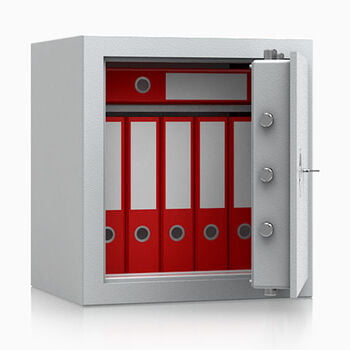 Wertschutzschrank, BTM Tresor, Betäubungsmittelschrank, Aktentresor, Safe, VdS Klasse 1, feuerhemmend, 53 l Volumen, 536 x 496 x 410 mm (HxBxT) Wertschutzschrank, BTM Tresor, Betäubungsmittelschrank, Aktentresor, Safe, VdS Klasse 1, feuerhemmend, 53 l Volumen, 536 x 496 x 410 mm (HxBxT)