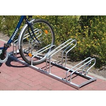 MTB Fahrradständer, Fahrradhalterung, Fahrradbügelparker, einseitig, Radabstand 400 mm, max. Radbreite 53 mm, Kapazität für 4 Mountainbikes MTB Fahrradständer, Fahrradhalterung, Fahrradbügelparker, einseitig, Radabstand 400 mm, max. Radbreite 53 mm, Kapazität für 4 Mountainbikes