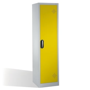 C+P Umweltschrank mit 4 Wannenböden, für wassergefährdende Stoffe, mit Flügeltür, 1.950 x 500 x 500 mm (HxBxT), Farbe lichtgrau/verkehrsgelb C+P Umweltschrank mit 4 Wannenböden, für wassergefährdende Stoffe, mit Flügeltür, 1.950 x 500 x 500 mm (HxBxT), Farbe lichtgrau/verkehrsgelb