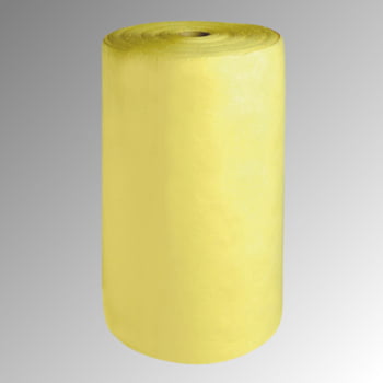 Bindevlies - Chemikalien - Bindemittelrolle - Einlagig - Rollenbreite 400 mm - VE 2 Stk. - Aufnahmekapazität 173 l - gelb Bindevlies - Chemikalien - Bindemittelrolle - Einlagig - Rollenbreite 400 mm - VE 2 Stk. - Aufnahmekapazität 173 l - gelb