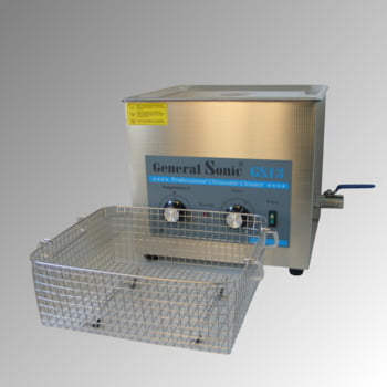 Ultraschallreiniger - Volumen 13 l - 324 x 355 x 326 mm (HxBxT) - Ablaufhahn - Edelstahl Ultraschallreiniger - Volumen 13 l - 324 x 355 x 326 mm (HxBxT) - Ablaufhahn - Edelstahl