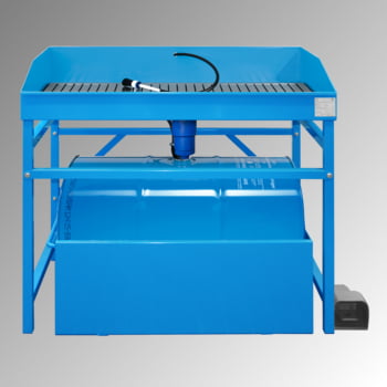 Teilereiniger - Teilewaschgerät - Auffangwanne - 1 x 200 l Fass Purgasol - Traglast 250 kg - Arbeitshöhe 870 mm Teilereiniger - Teilewaschgerät - Auffangwanne - 1 x 200 l Fass Purgasol - Traglast 250 kg - Arbeitshöhe 870 mm