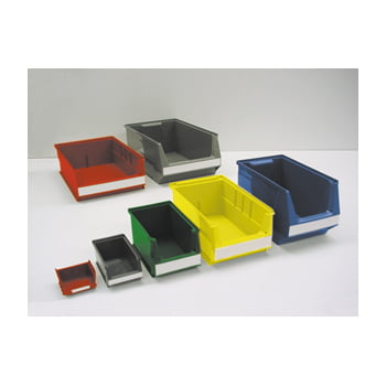 Sichtlagerkästen, Sortierkästen - (HxBxT) 145x210x350 mm - 14 Stück - Farbe grün Sichtlagerkästen, Sortierkästen - (HxBxT) 145x210x350 mm - 14 Stück - Farbe grün