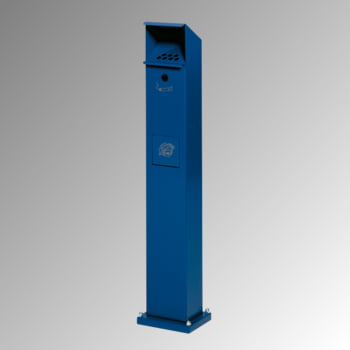 Standascher - Abfallsammler - Volumen 5 l - 1.150 x 180 x 150 mm (HxBxT) - enzianblau Standascher - Abfallsammler - Volumen 5 l - 1.150 x 180 x 150 mm (HxBxT) - enzianblau