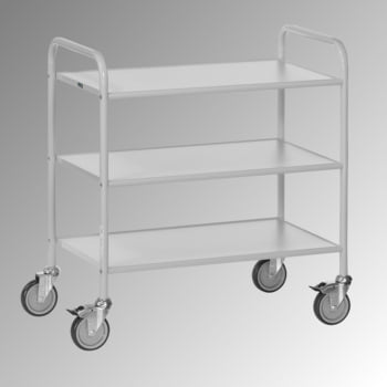 Fetra - Bürowagen - 150 kg - (BxT) 500 x 800 mm - 3 Etagen Produktbild 0 Fetra - Bürowagen - 150 kg - (BxT) 500 x 800 mm - 3 Etagen online kaufen - Verwendung 0