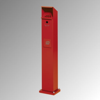 Standascher - Abfallsammler - Volumen 5 l - 1.150 x 180 x 150 mm (HxBxT) - feuerrot Standascher - Abfallsammler - Volumen 5 l - 1.150 x 180 x 150 mm (HxBxT) - feuerrot