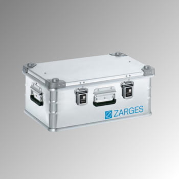 ZARGES Universalkiste K 470 - 42 l - Breite 600 mm - Höhe 250 mm - Tiefe 400 mm - Aluminiumkiste ZARGES Universalkiste K 470 - 42 l - Breite 600 mm - Höhe 250 mm - Tiefe 400 mm - Aluminiumkiste