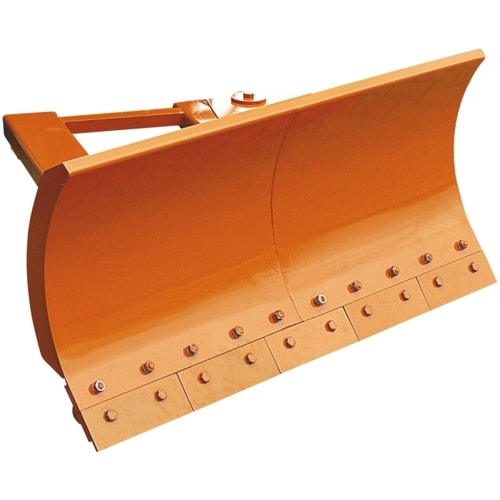 Beispielabb.: Eichinger Schneeschieber Typ 2071. Hier in Reinorange mit Federklappschare.