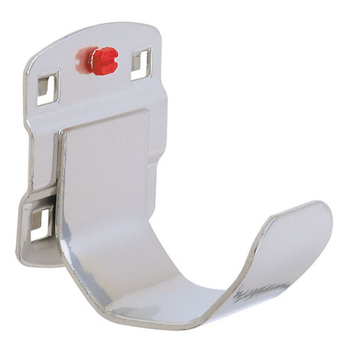 Beispielabb.: Rohrhalter, Schlauchhalter in Aluminium, hier in 35 x 60 mm