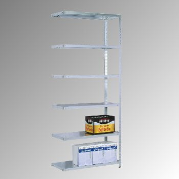 Fachbodenregal - 150 kg - (HxBxT) 3.000 x 1.000 x 600 mm - Schraubregal - Anbauregal Fachbodenregal - 150 kg - (HxBxT) 3.000 x 1.000 x 600 mm - Schraubregal - Anbauregal