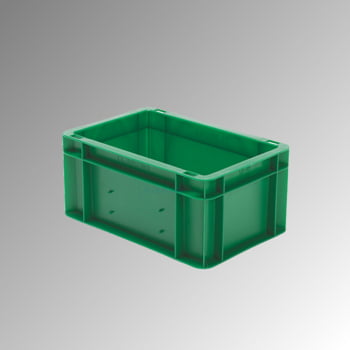 Eurobox - Eurokasten - Volumen 5,5 l - Boden und Wände geschlossen - 145 x 200 x 300 mm (HxBxT) - VE 8 Stk. - grün Eurobox - Eurokasten - Volumen 5,5 l - Boden und Wände geschlossen - 145 x 200 x 300 mm (HxBxT) - VE 8 Stk. - grün