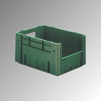 Schwerlast Eurobox - Eurokiste - Volumen 17,7 l - Boden und Wände geschlossen, mit Eingriff - 210 x 300 x 400 mm (HxBxT) - VE 4 Stk. - blau Schwerlast Eurobox - Eurokiste - Volumen 17,7 l - Boden und Wände geschlossen, mit Eingriff - 210 x 300 x 400 mm (HxBxT) - VE 4 Stk. - blau